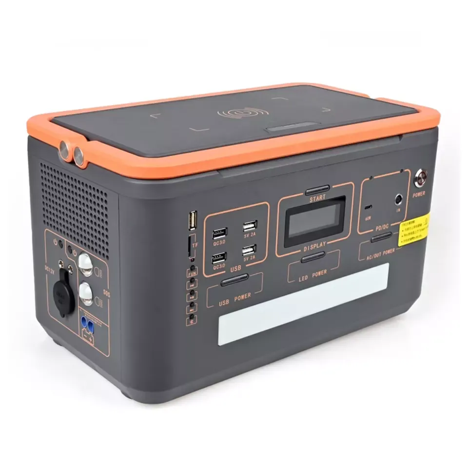 Camping Solar Electric Battery Generator Rechargeable Home Power Supply Portable Outdoor 500w Power