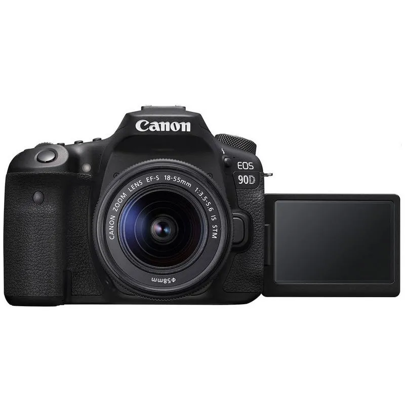 Canon EOS 90D 32.5MP APS-C Built-in Wi-Fi DSLR with 18-55mm Lens