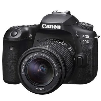 Canon EOS 90D 32.5MP APS-C Built-in Wi-Fi DSLR with 18-55mm Lens