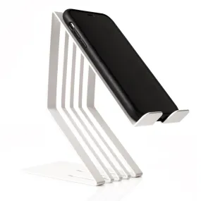 Cell phone stand metal with stripes