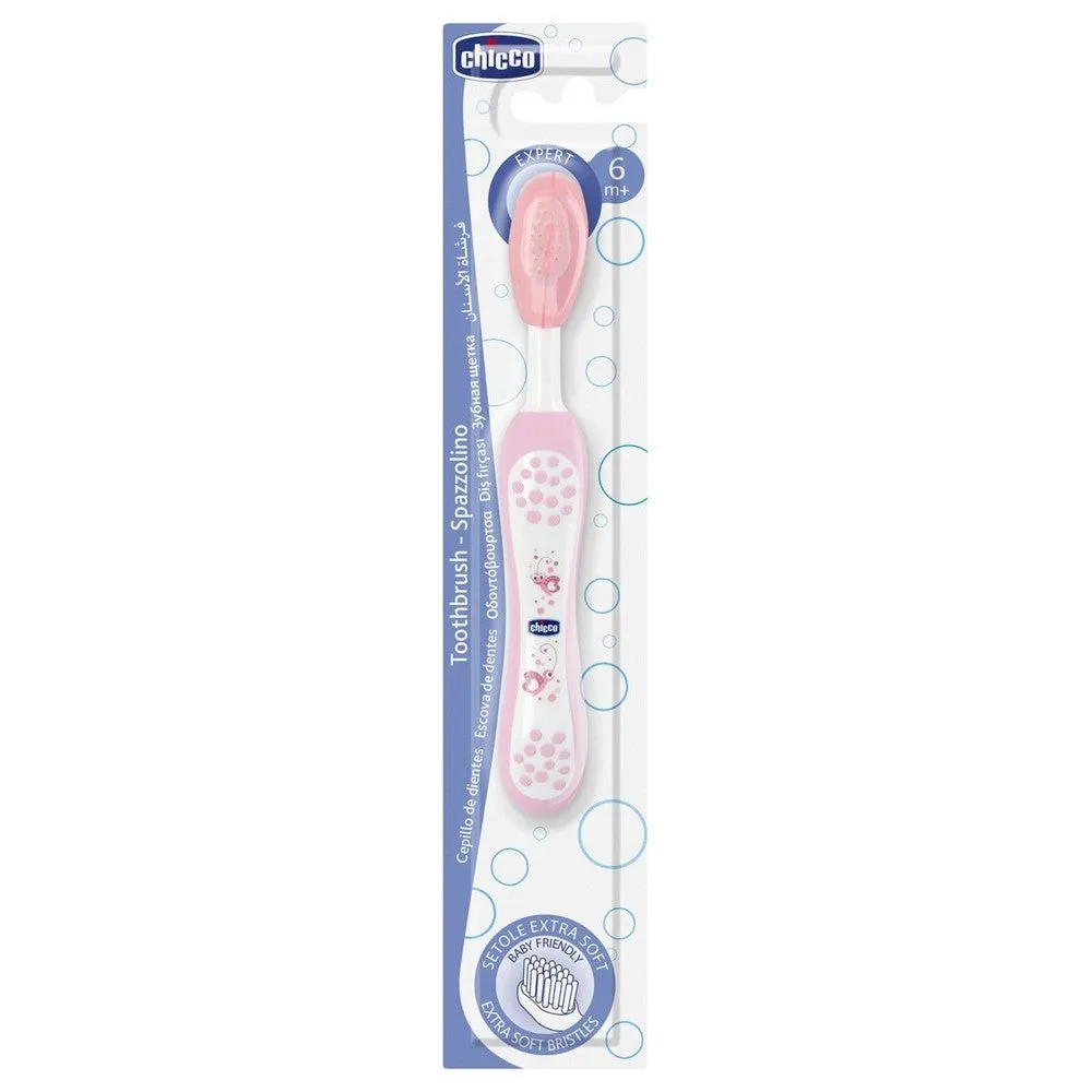 Chicco Butterfly Toothbrush - Pink