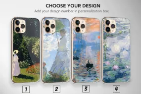 Claude Monet Phone Case Aesthetic Vintage Cover