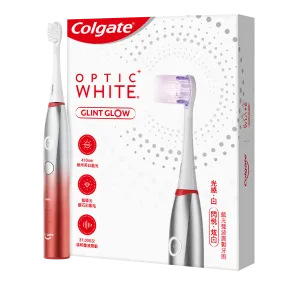 Colgate OpticWhite Glint Glow Electric ToothBrush (Red) Each