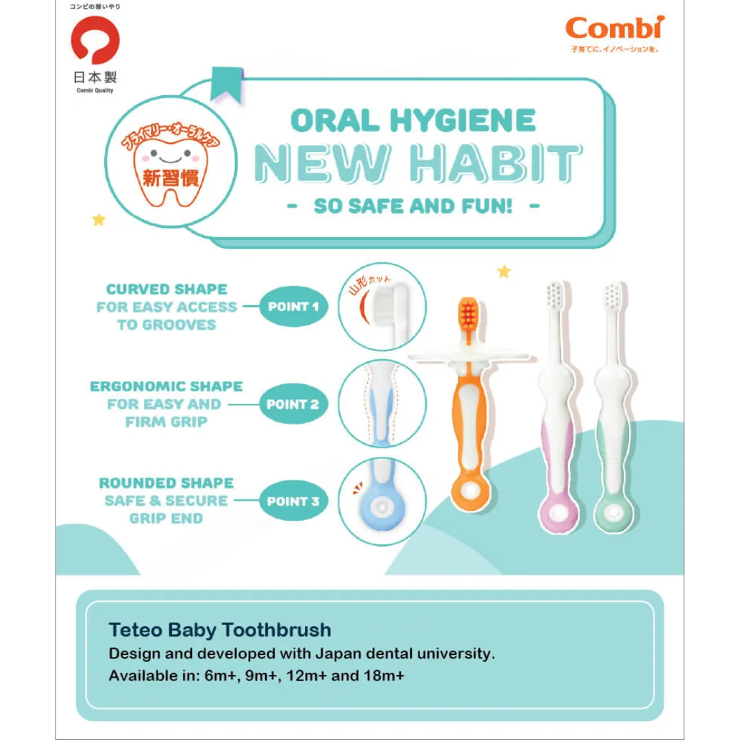 Combi Teteo Toothbrush Step 3