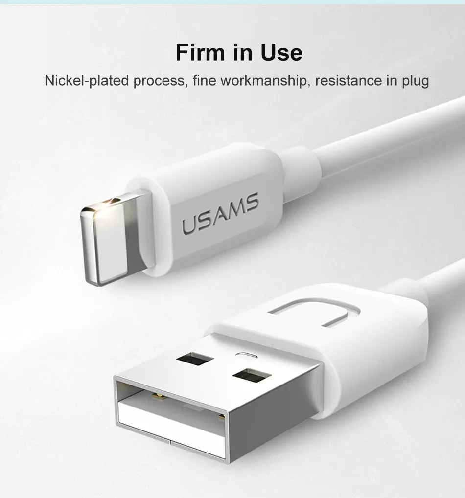 Compatible WithUSB Cable For  Charger X 8 7 6 6s Plus 5 5s SE,2A 1M Mobile USB Data Cable For  Cable For Lightning Cable