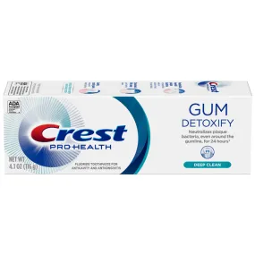 Crest Gum Detoxify Deep Clean Toothpaste 4.1 oz