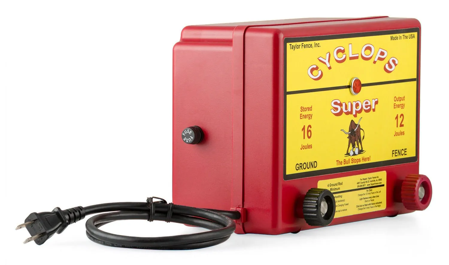 Cyclops Super 12 Joule AC Fence Charger