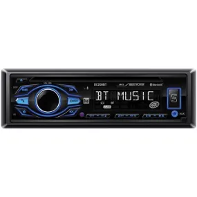 Dual DC208BT Single-DIN In-Dash CD AM-FM Receiver with Bluetooth