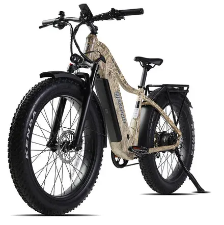 E-Joe 750W Young Electric E-Scout Pro Long Range Fat Tire Hunting Electric Bike