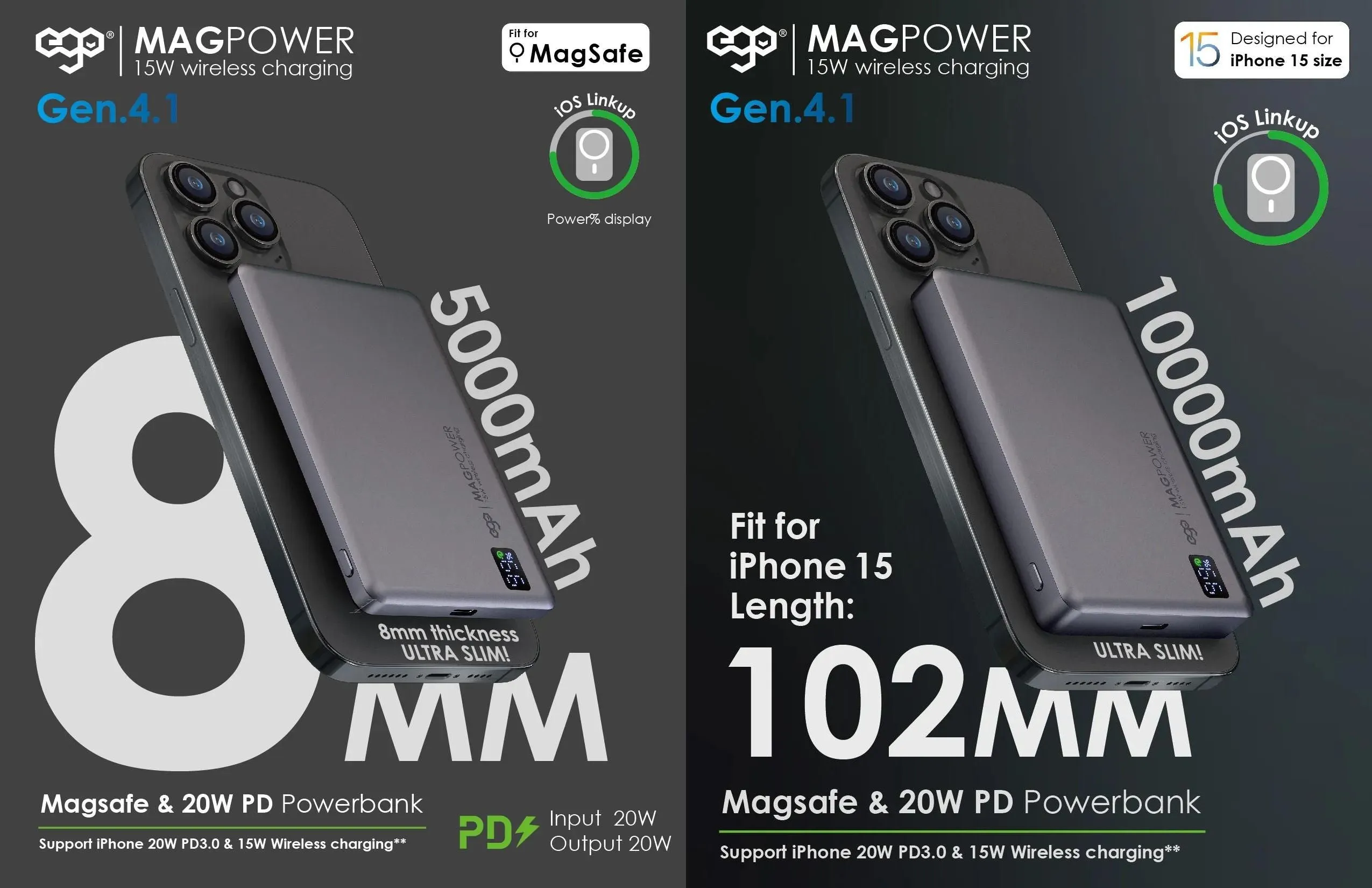 EGO MAGPOWER GEN.4.1 Magsafe Power bank