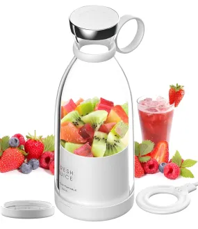 Electric Juicer Machine with Wireless & USB Rechargeable Battery | Mini Portable Blender Mixer Smoothie | Bottle Juicer Blender | Shake Maker Juice Mixer Fruit Juice & Vegetable Juice