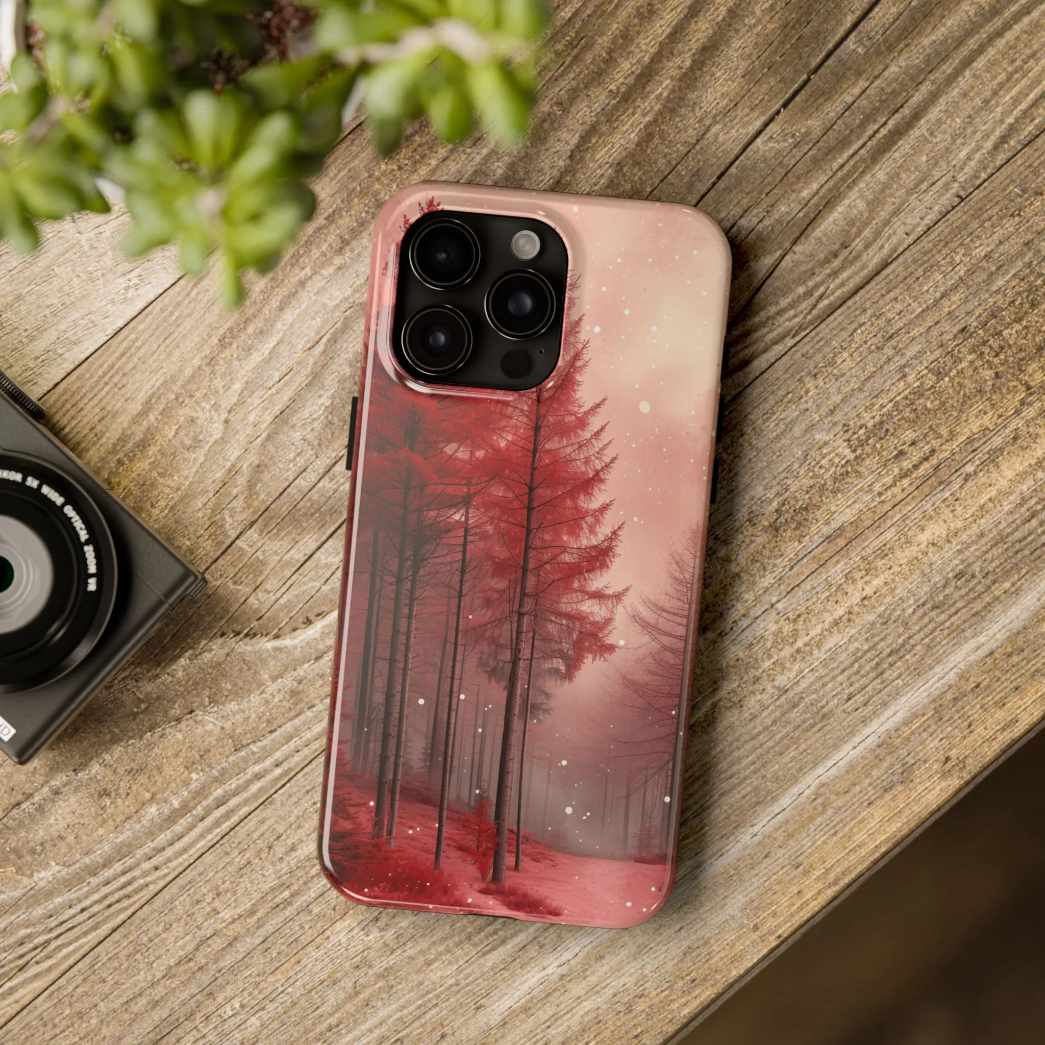 Enchanted Forest Design Phone Case- Lightweight, Impact Resistant Cover for iPhone 6, 6s, 12, 13, 14, 15