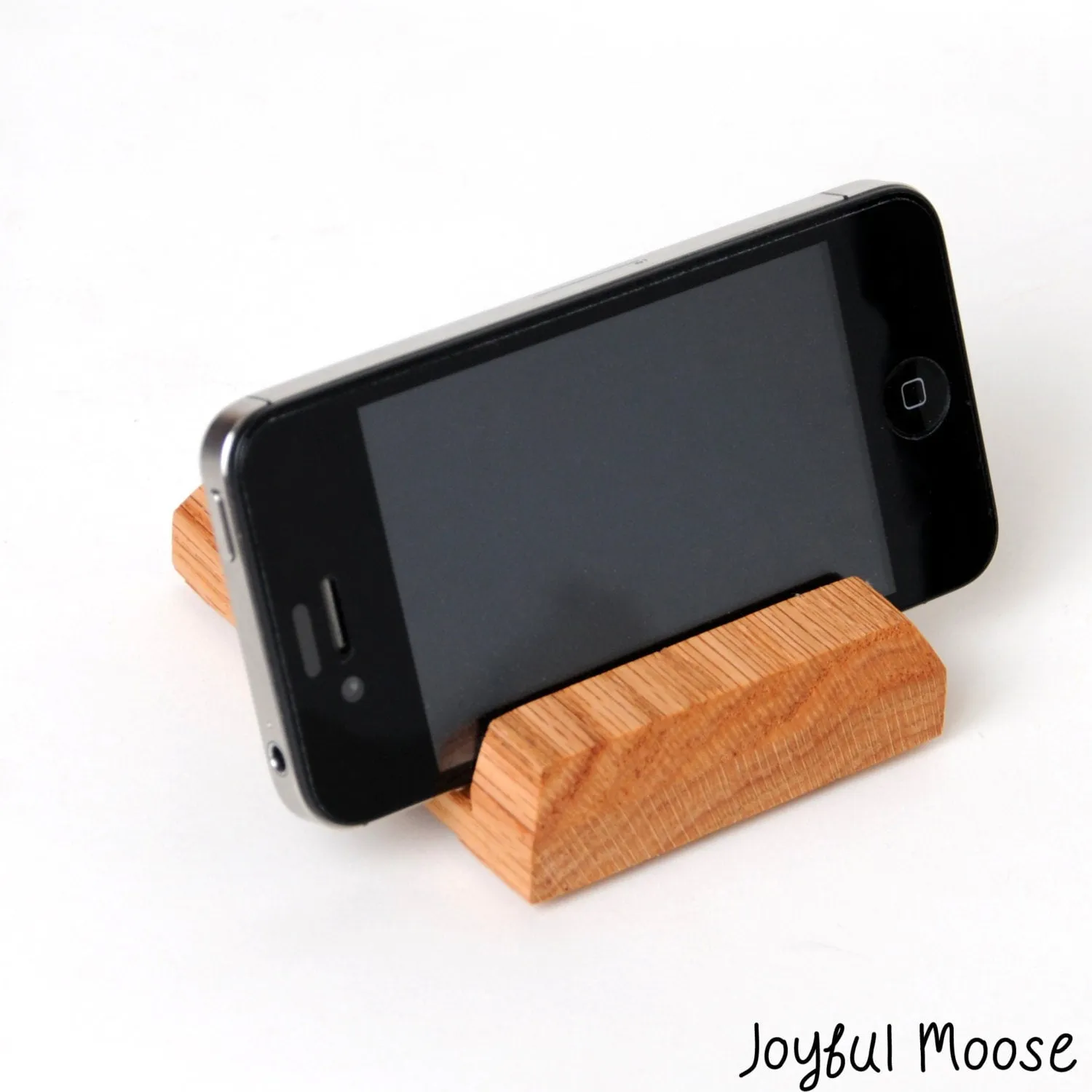 Engraved Wood Phone Holder - Wood Docking Station - Groomsmen Gift