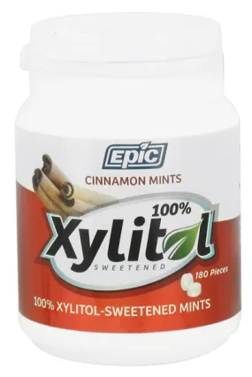 EPIC DENTAL - Xylitol Mints Cinnamon - 180 Pieces