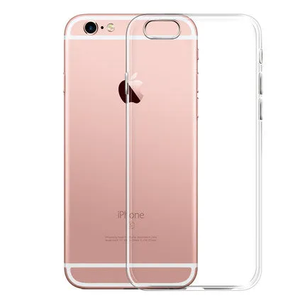 Esamday Ultra Thin Soft TPU Gel Original Transparent Case For iPhone 6 6s 7 7Plus 6sPlus Crystal Clear Silicon Cover Phone Cases