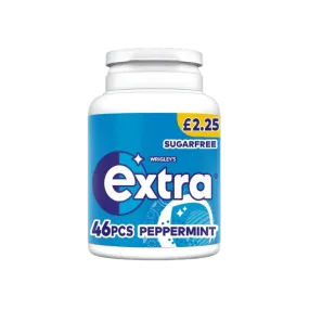 EXTRA PEPPERMINT SUGARFREE CHEWING GUM 46PC 64G