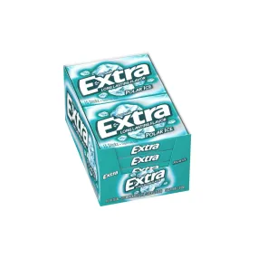 EXTRA Polar Ice Sugar free Gum, 15 Sticks 47g, pack of 10