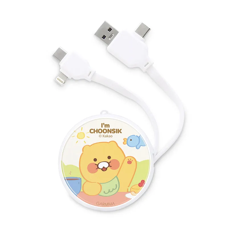 GARMMA Kakao Friends PD Fast Charge Lightning Type-C Extracted Extension Cable