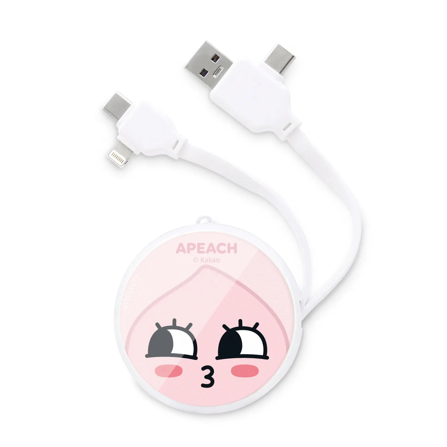 GARMMA Kakao Friends PD Fast Charge Lightning Type-C Extracted Extension Cable