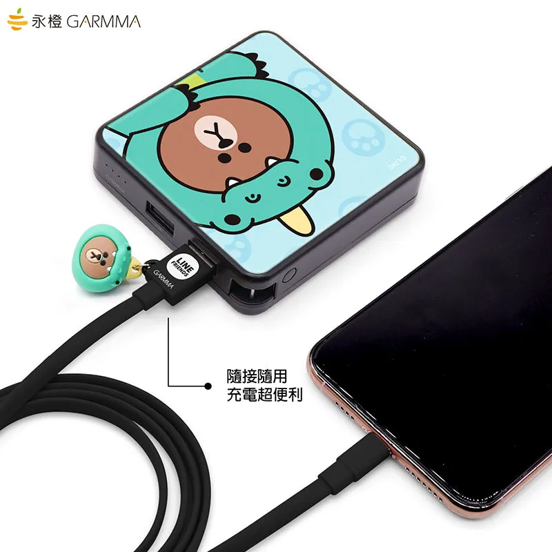 GARMMA Line Friends 1.2M Doll Dangler MFI Lightning Cable for Apple iPhone iPad iPod