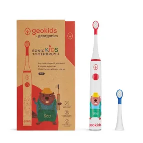 Georganics Kids Sonic Eco Friendly Electric Toothbrush Set