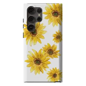 Golden Garden | Yellow Sunflower Floral Samsung Case