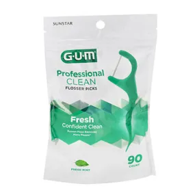 Gum Eez-Thru Flossers Mint 90 each By Gum