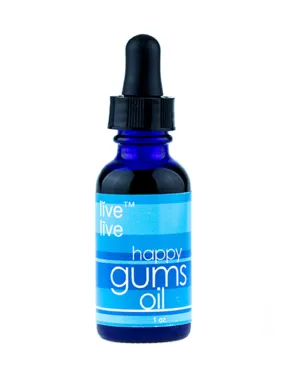 happy gums oil, 1oz, live live & organic