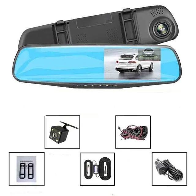 HD Rearview Mirror Driving Recorder - Smart Rearview Mirror for Cars & Trucks 1080P