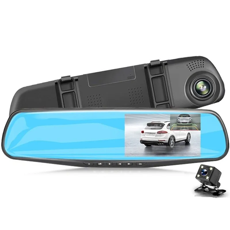 HD Rearview Mirror Driving Recorder - Smart Rearview Mirror for Cars & Trucks 1080P