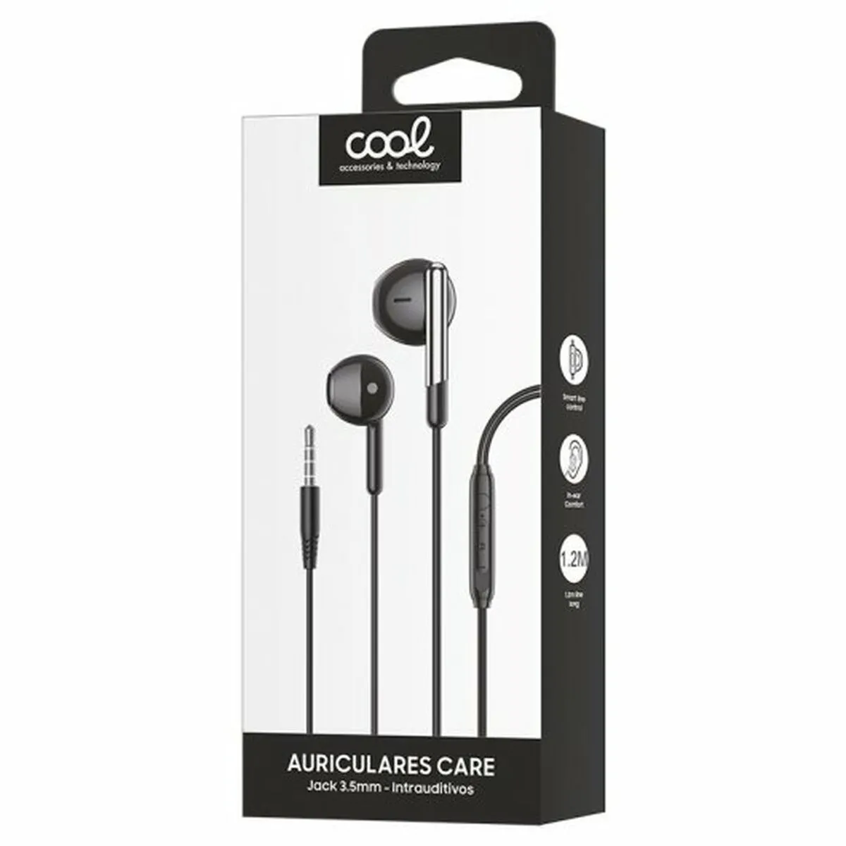 Headphones with Microphone Cool Black