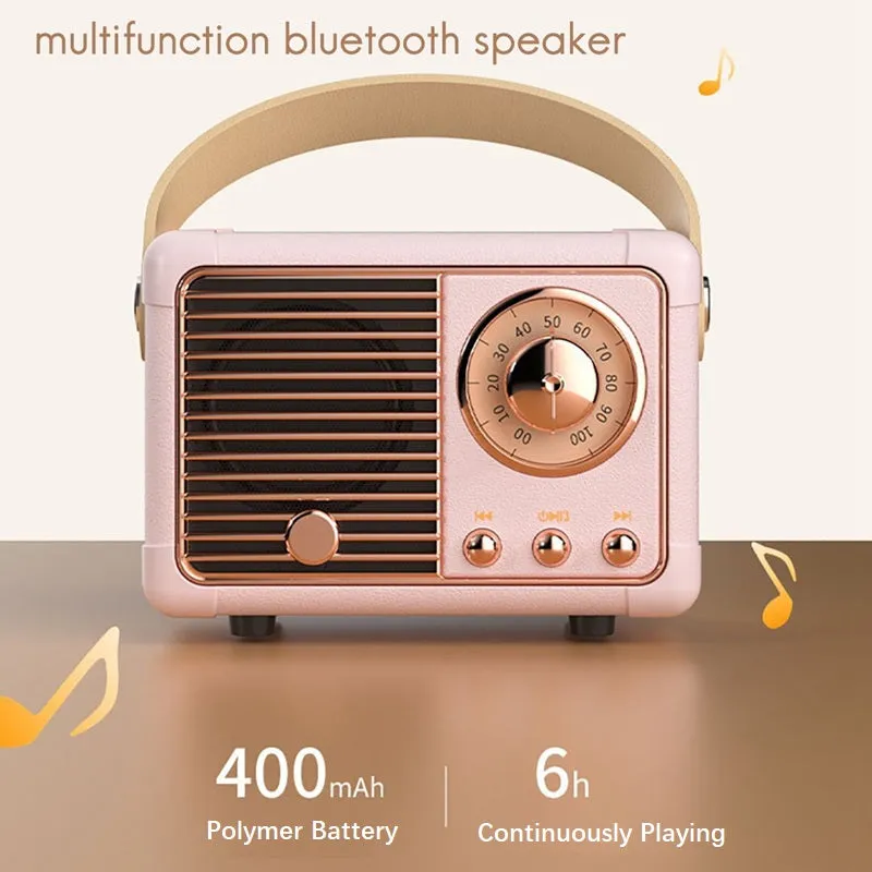 HM11 Portable Small Retro Wireless Smart Bluetooth Speaker