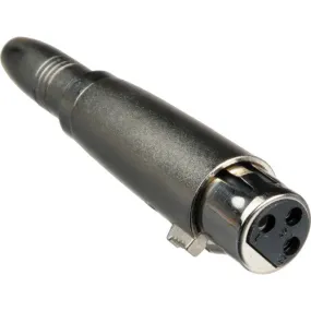 Hosa GXJ183 Female Stereo 1/4'' Phone To ''Female 3-Pin XLR Adapter