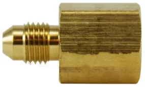 Jic Brass Female Straight Adapter - Male JIC x Female NPT