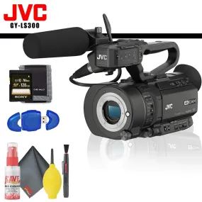 JVC 4KCAM Handheld S35mm Camcorder (Body Only)   Memory Card Kit   Cleaning Kit