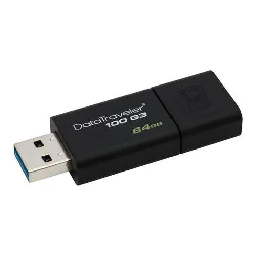 Kingston 64GB DataTraveler 100 G3 USB 3.0 Flash Drive - DT100G364GB