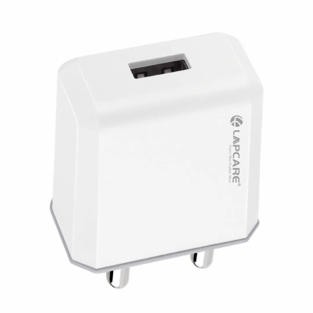 Lapcare Quick Wall Charger 1.5Amp Single USB with Micro Cable (LQW-102)