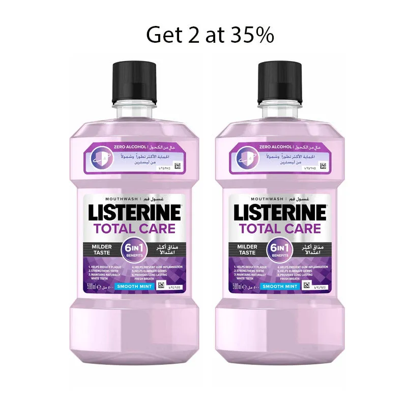 Listerine Total Care 6 in 1 Buy 2 at 35%