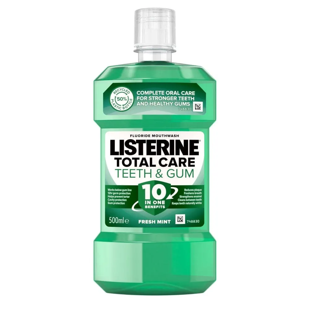 Listerine Total Care Tooth & Gum Mouthwash - 500ml