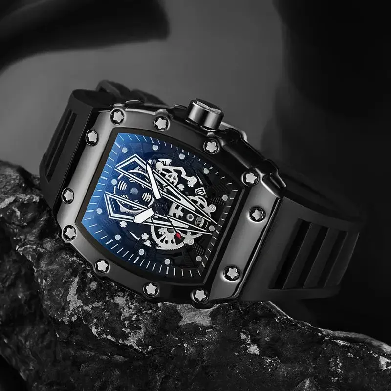 Men's Sport Square Quartz Luminous Watch