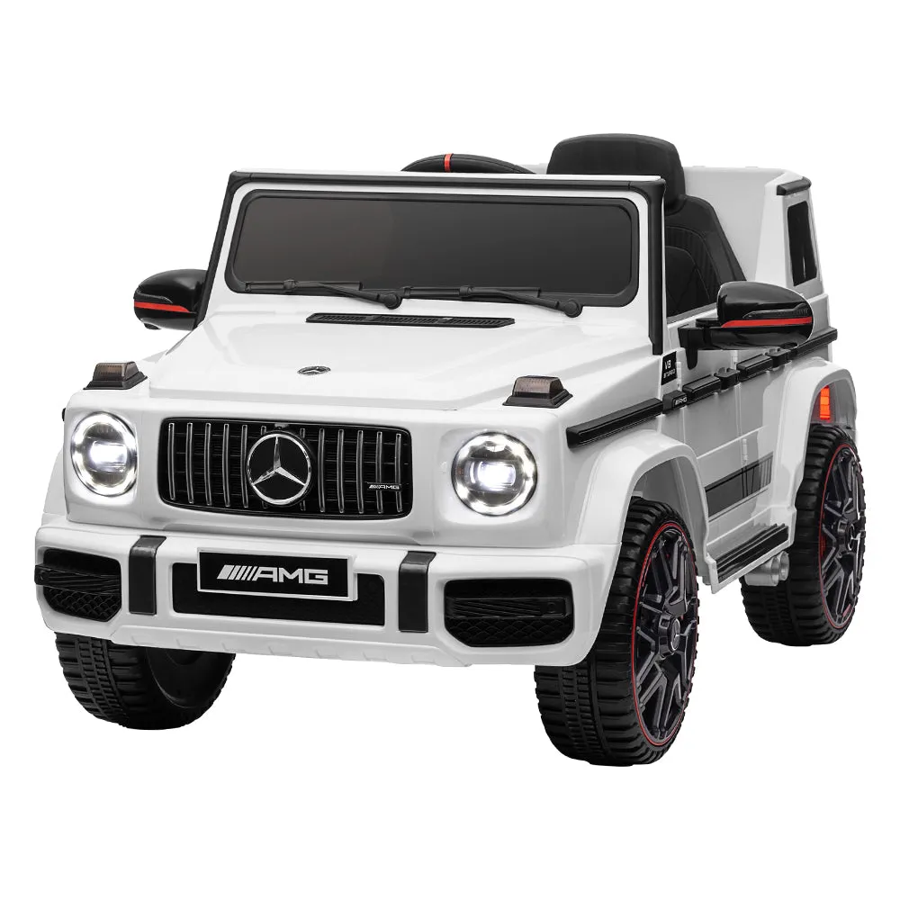 Mercedes-Benz Kids Ride On Car Electric AMG G63 Licensed Remote Cars 12V - White