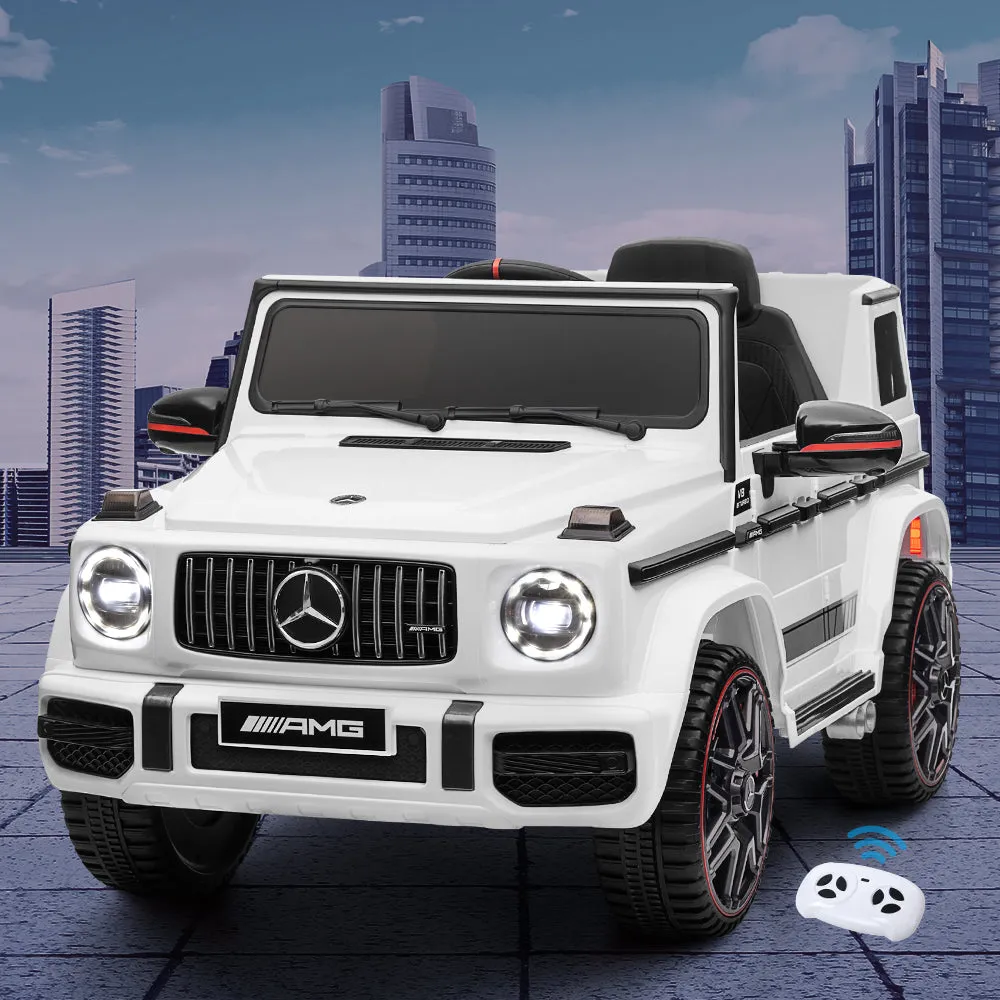 Mercedes-Benz Kids Ride On Car Electric AMG G63 Licensed Remote Cars 12V - White