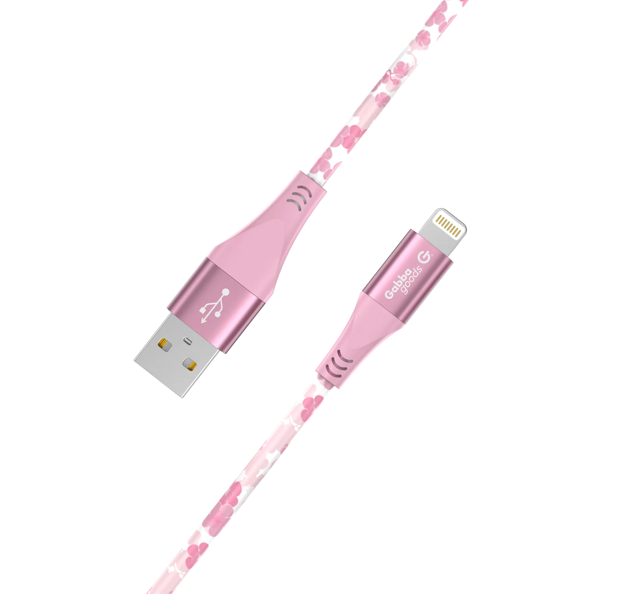 MFi Certified Lightning 4FT Printed Lightning Sync & Charge Cable (Cherry Blossom) Compatible with: iPhone 13/iPhone 13 Pro/iPhone 13 Pro Max/iPhone 13 Mini/IPhone 12 Pro/iPhone 12 Pro Max/iPhone 12 mini/iPhone 12/iPhone 11