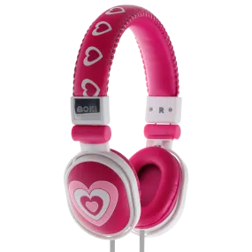 Moki Popper On-Ear Headphones - Hearts 3