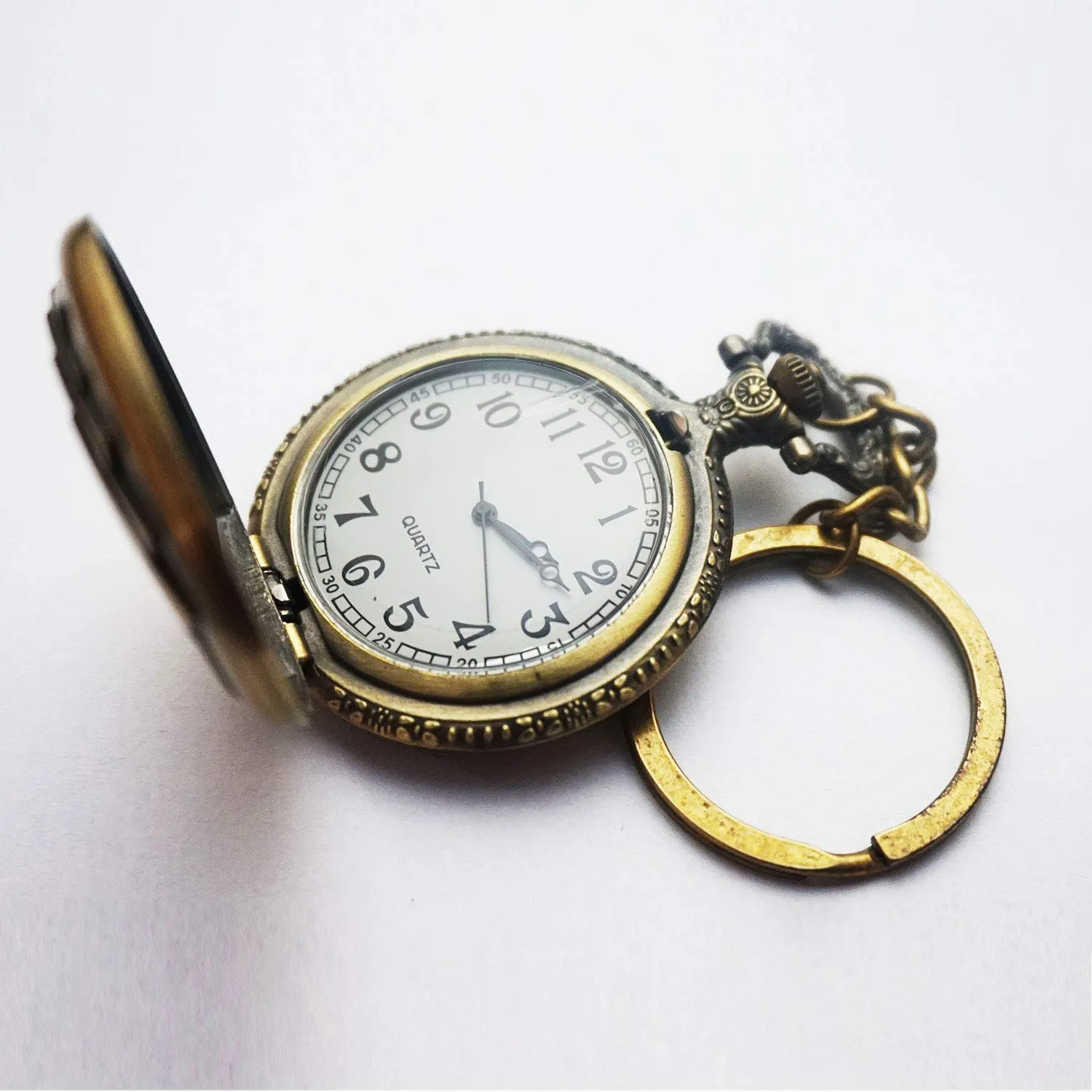 MOM Pocket Watch Keychain