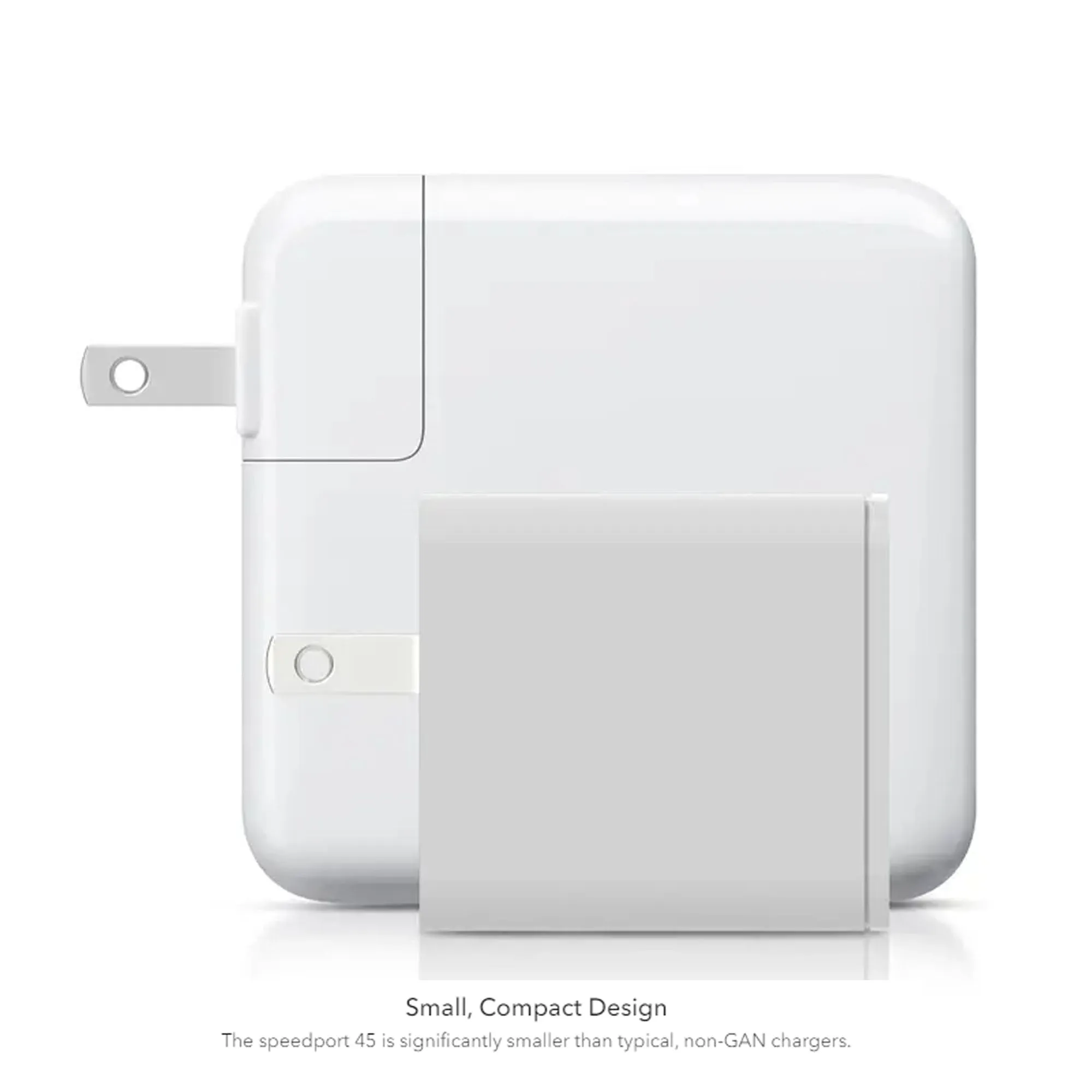 Mophie Speedport 45W GaN - USB C PD Dual Port - White (Barcode: 840056158221 )