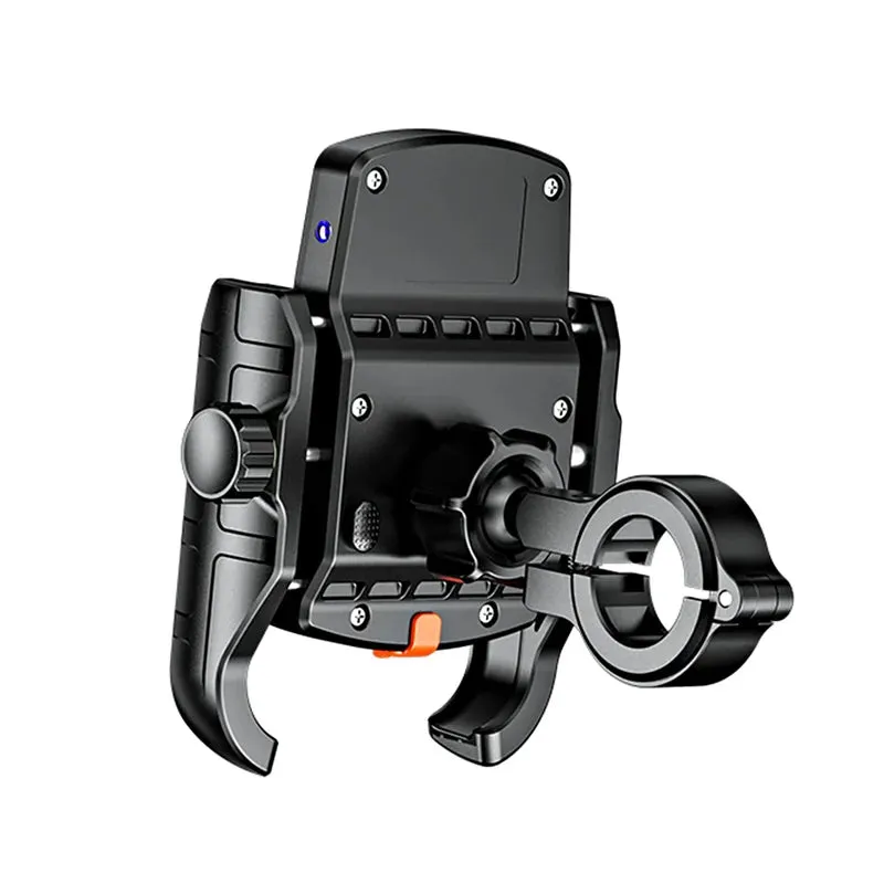 Motorcycle Phone Holder Wireless Charger Moto Motorbike Mirror Mobile Stand Support USB Fast Charging Cellphone Handlebar Mount