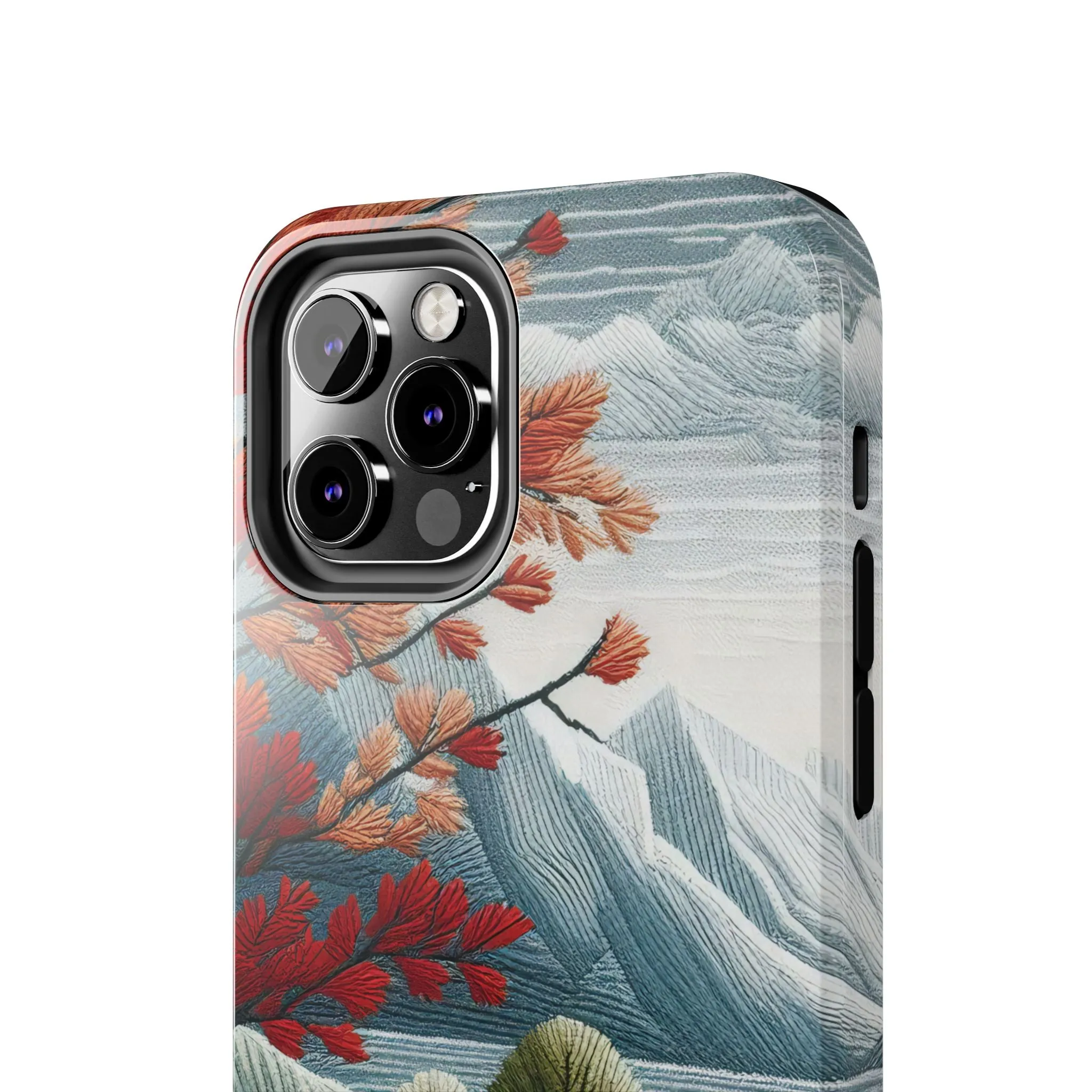 Nature-Inspired Tough Phone Cases - Vibrant Landscape Design for Outdoor Enthusiasts