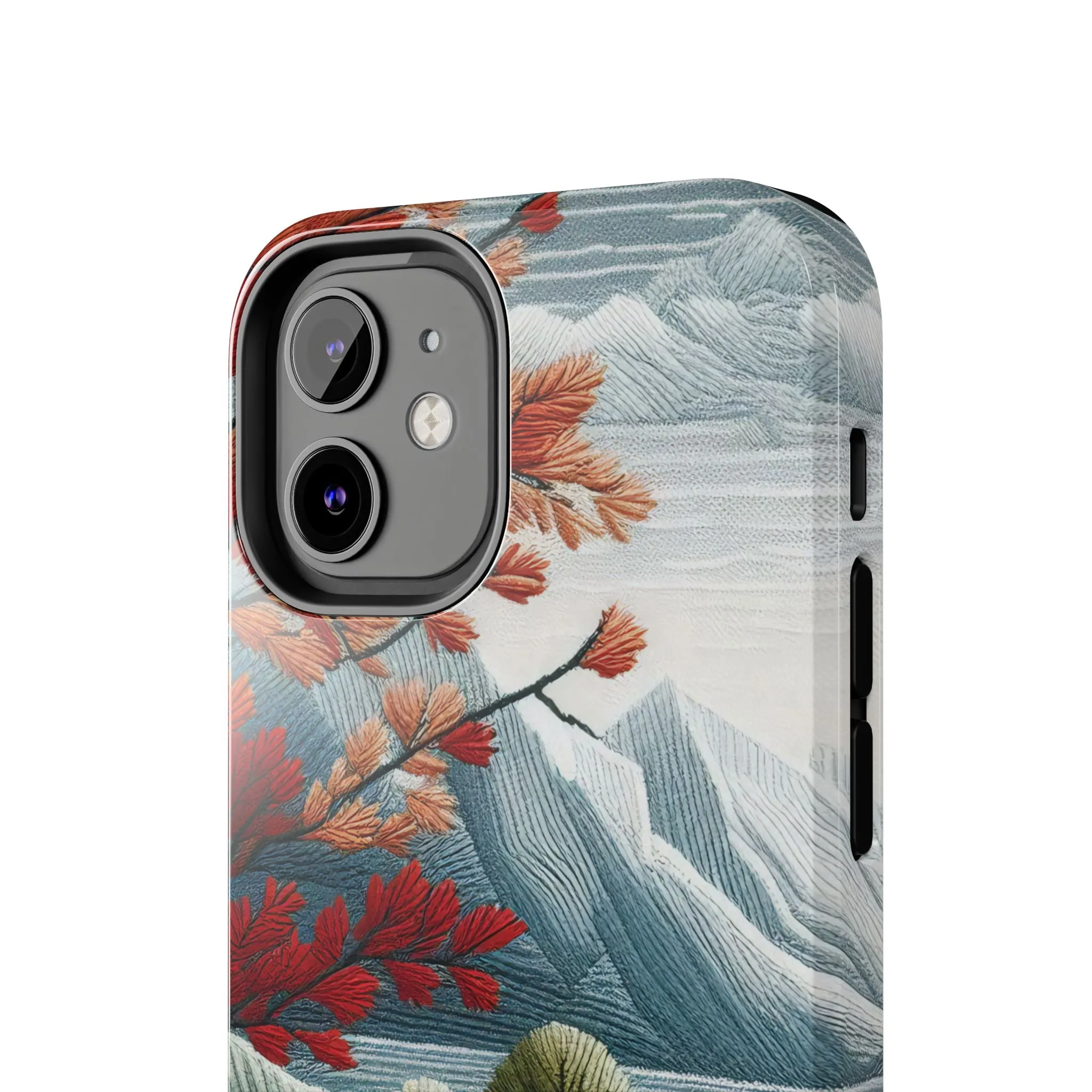 Nature-Inspired Tough Phone Cases - Vibrant Landscape Design for Outdoor Enthusiasts