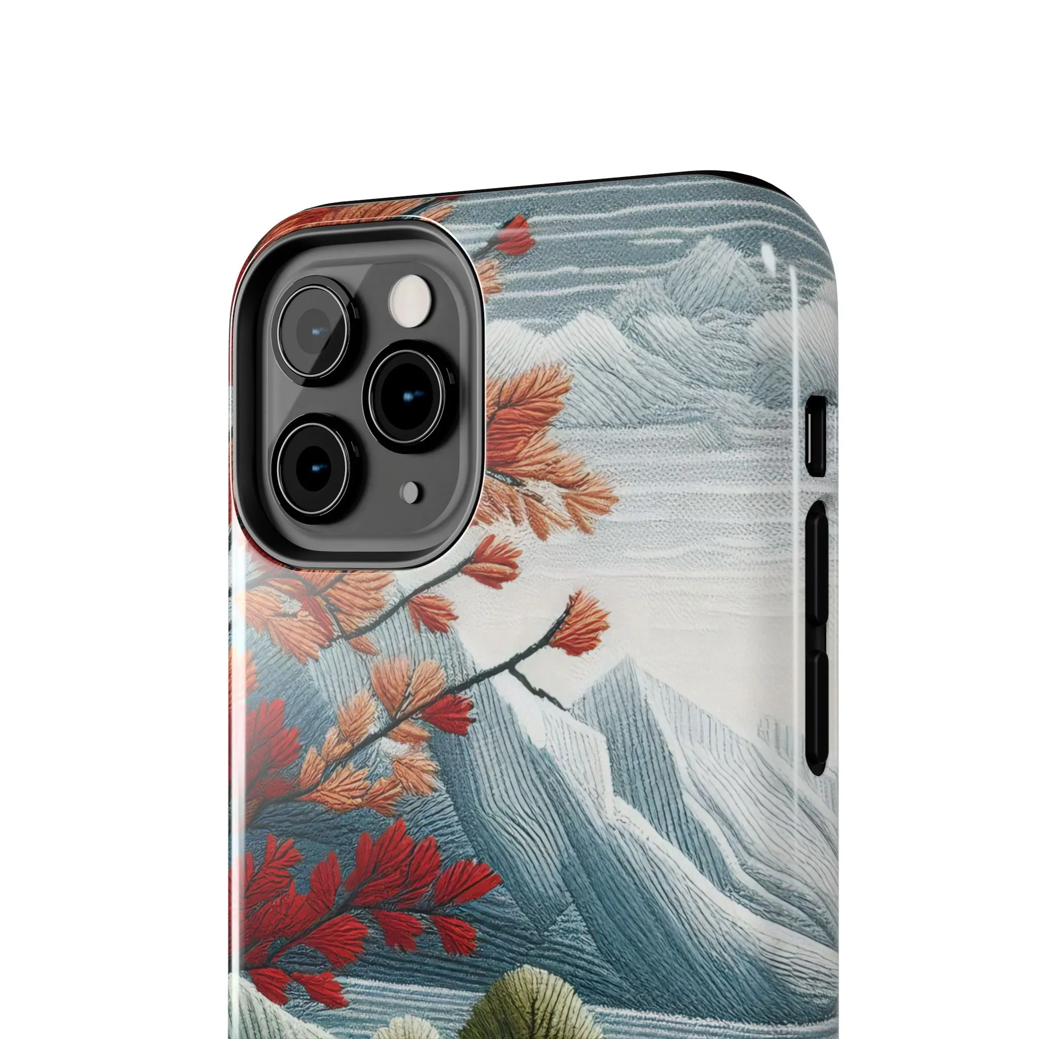 Nature-Inspired Tough Phone Cases - Vibrant Landscape Design for Outdoor Enthusiasts